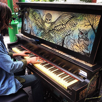 Owl street piano